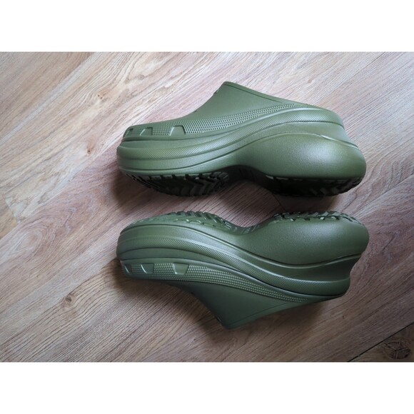 Balenciaga Croc Mule Mens 11 EU 44 Green Khaki main image 7